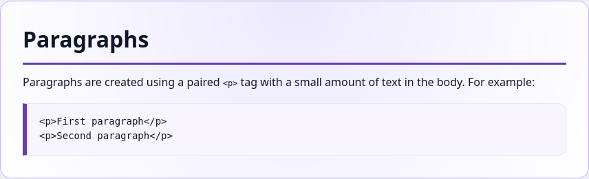 Текст, отображённый с кастомными стилями